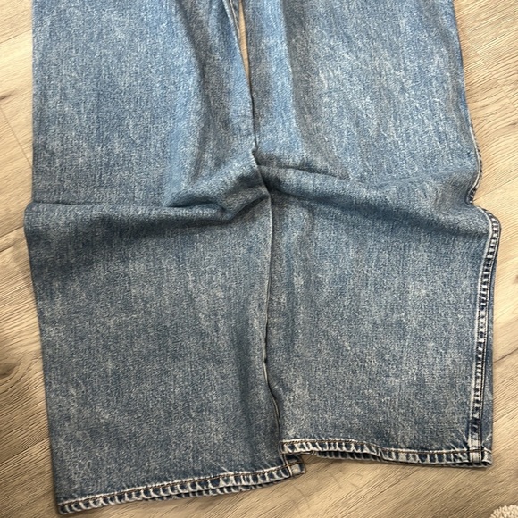 - GRLFRND Morgan High Rise Pleated Wide Leg Jeans 100% Cotton Size 26 - Picture 5 of 11